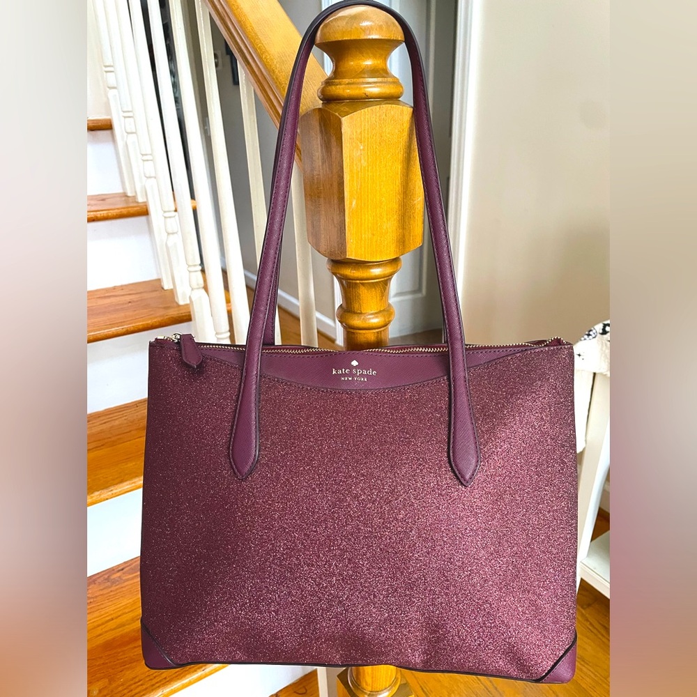Kate Spade New York Shimmy Tote Bag in Deep Nova